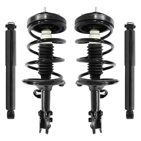 Unity 4-11723-259880-001 Front and Rear Complete Strut Assembly Shock Kit 4-11723-259880-001